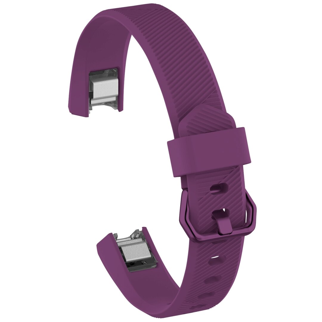FitBit Alta HR Silikonarmband mit Schnalle - Gr&ouml;&szlig;e: Large - Dunkelviolett