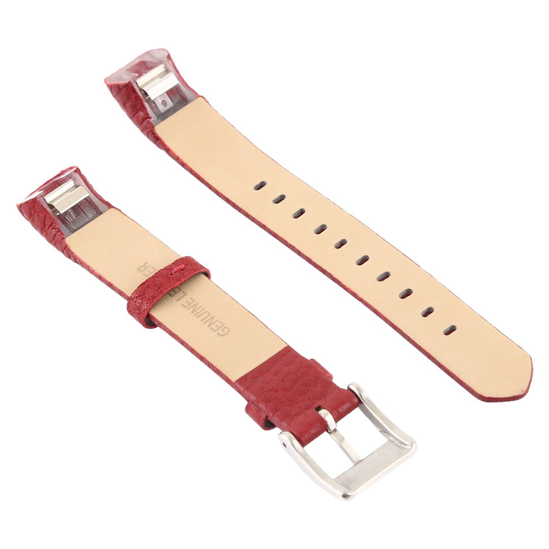 Lederband Fitbit Alta - Dunkelrot