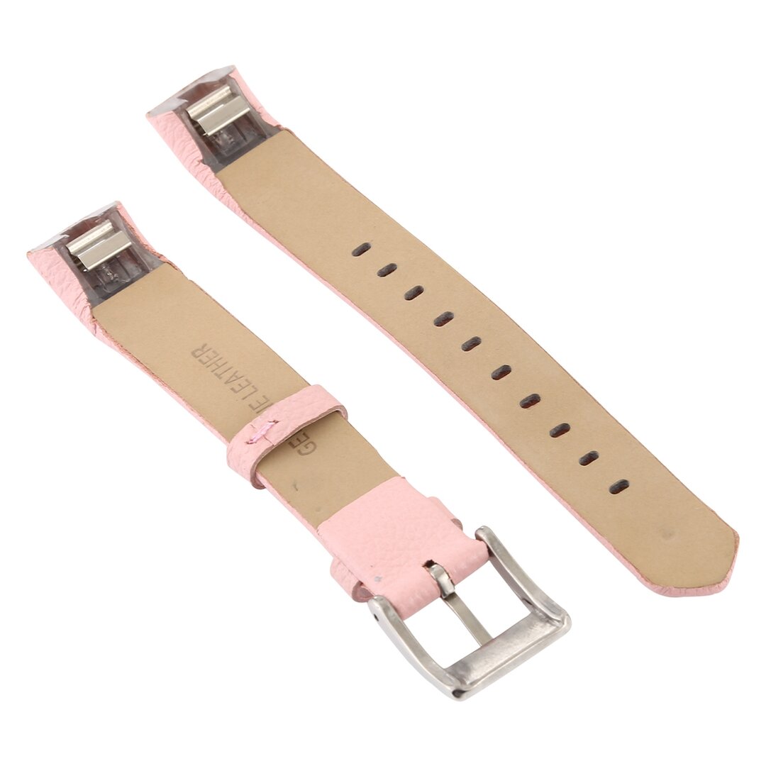 Lederband Fitbit Alta - Babyrosa