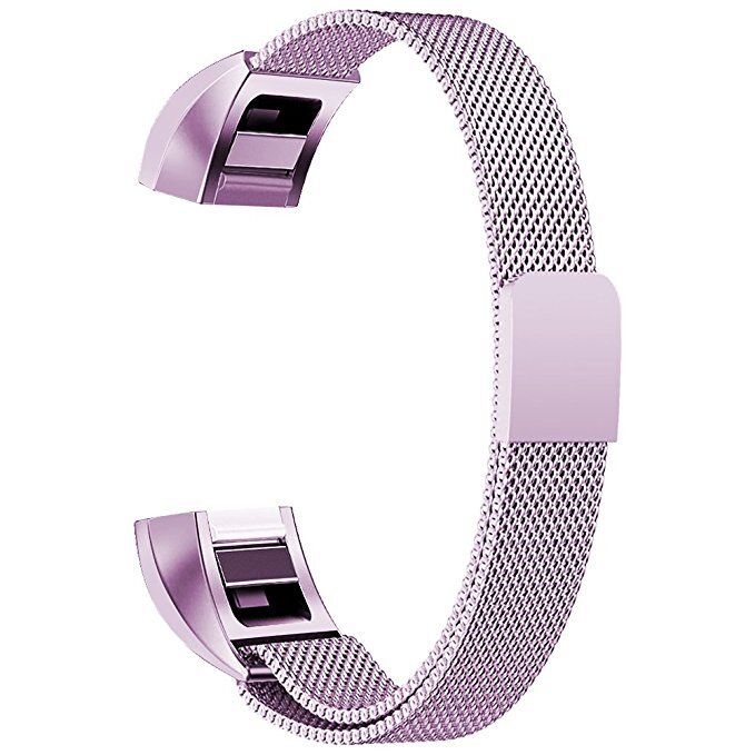 FitBit Alta HR - Milanaise-Armband - Gr&ouml;&szlig;e: Klein - Hellviolett
