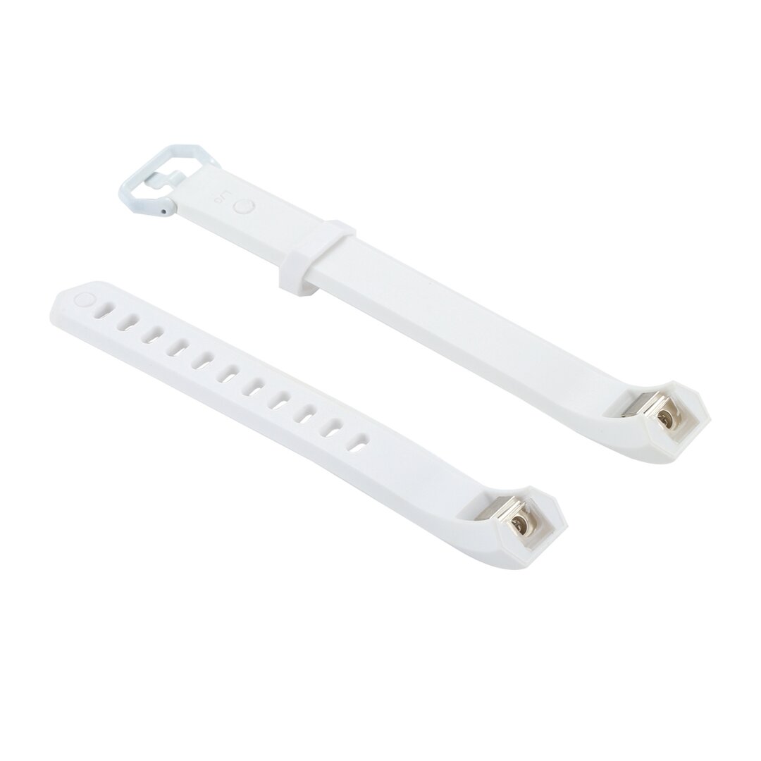 FitBit Alta HR Silikonarmband mit Schnalle - Gr&ouml;&szlig;e: Large- Wei&szlig;