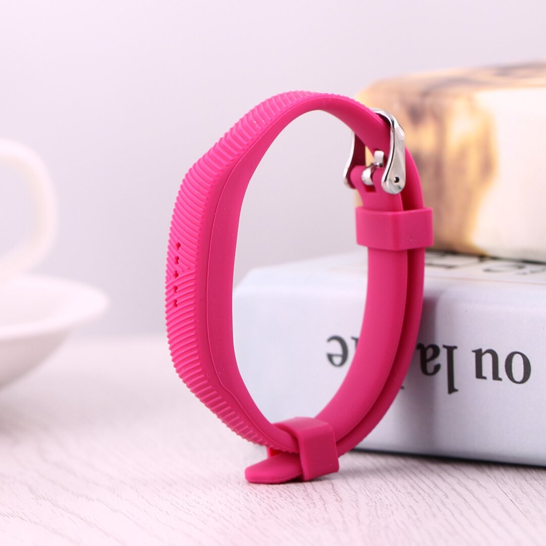 Fitbit Flex 2 Silikonband, L&auml;nge: 25CM - Magenta