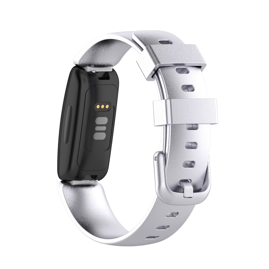 Fitbit Inspire 2 &amp; Ace 3 - Sportarmband mit Schnalle - Gr&ouml;&szlig;e: Large - Silber