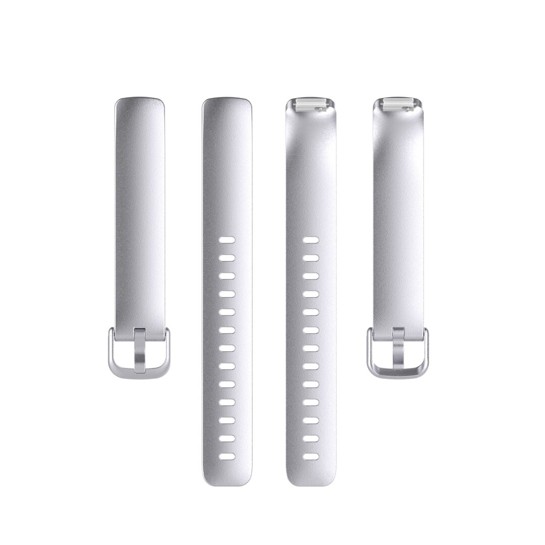 Fitbit Inspire 2 &amp; Ace 3 - Sportarmband mit Schnalle - Gr&ouml;&szlig;e: Large - Silber