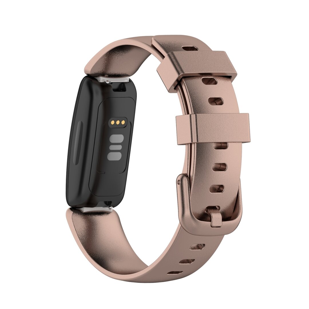 Fitbit Inspire 2 &amp; Ace 3 - Sportarmband mit Schnalle - Gr&ouml;&szlig;e: Large - Ros&eacute;gold