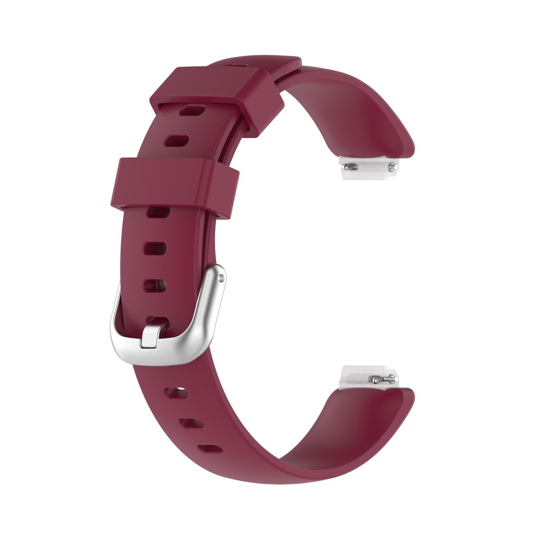 Fitbit Inspire 2 &amp; Ace 3 - Sportarmband mit Schnalle - Gr&ouml;&szlig;e: Large - Bordeaux
