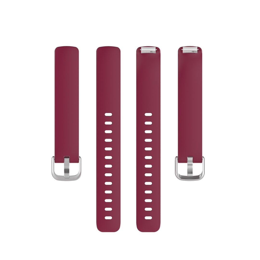 Fitbit Inspire 2 &amp; Ace 3 - Sportarmband mit Schnalle - Gr&ouml;&szlig;e: Large - Bordeaux