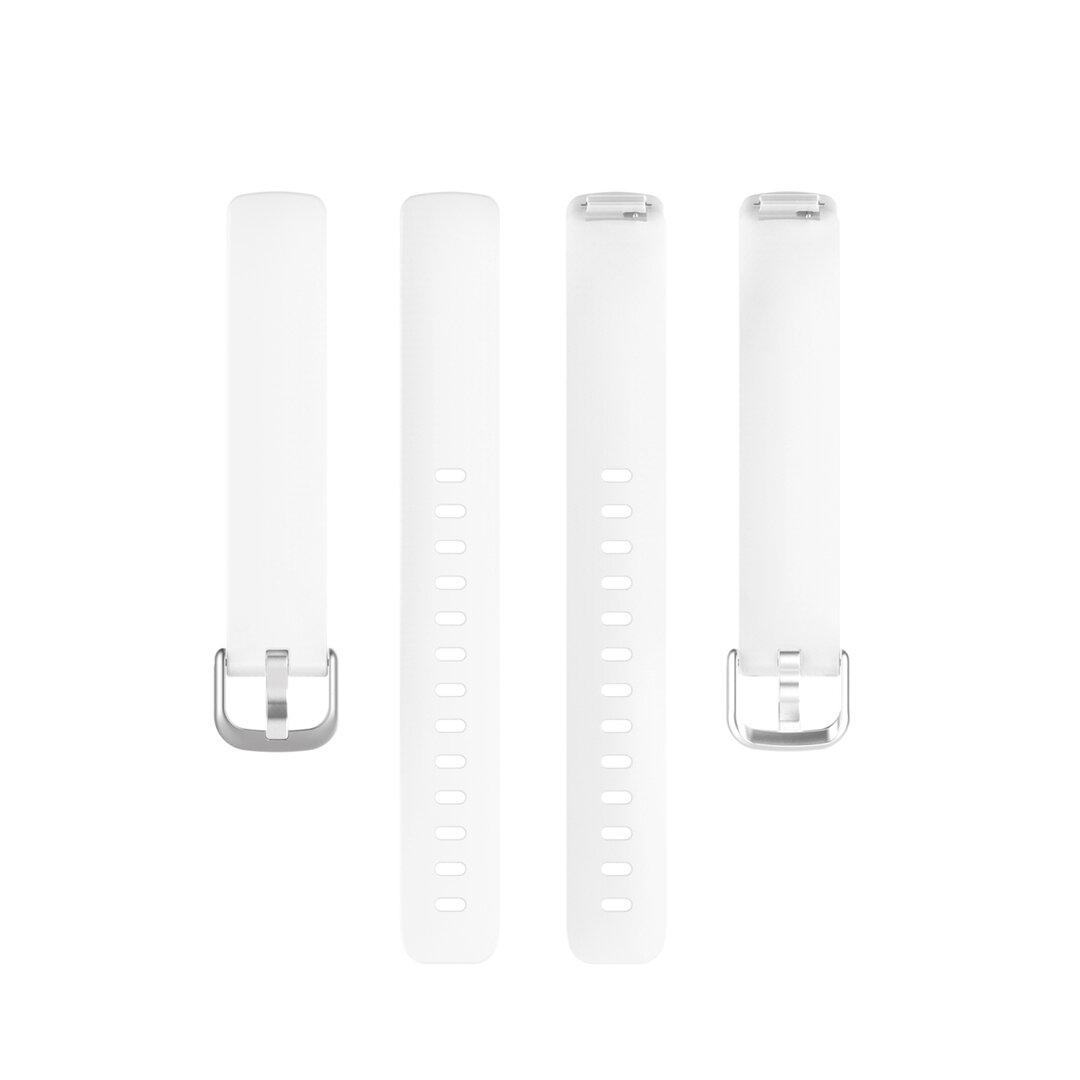 Fitbit Inspire 2 &amp; Ace 3 - Sportarmband mit Schnalle - Gr&ouml;&szlig;e: Large - Wei&szlig;