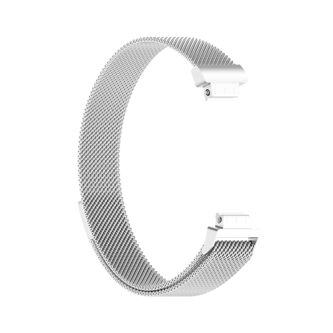 Fitbit Inspire 2 &amp; Ace 3 Milanaise Armband - Gr&ouml;&szlig;e: Klein - Silber