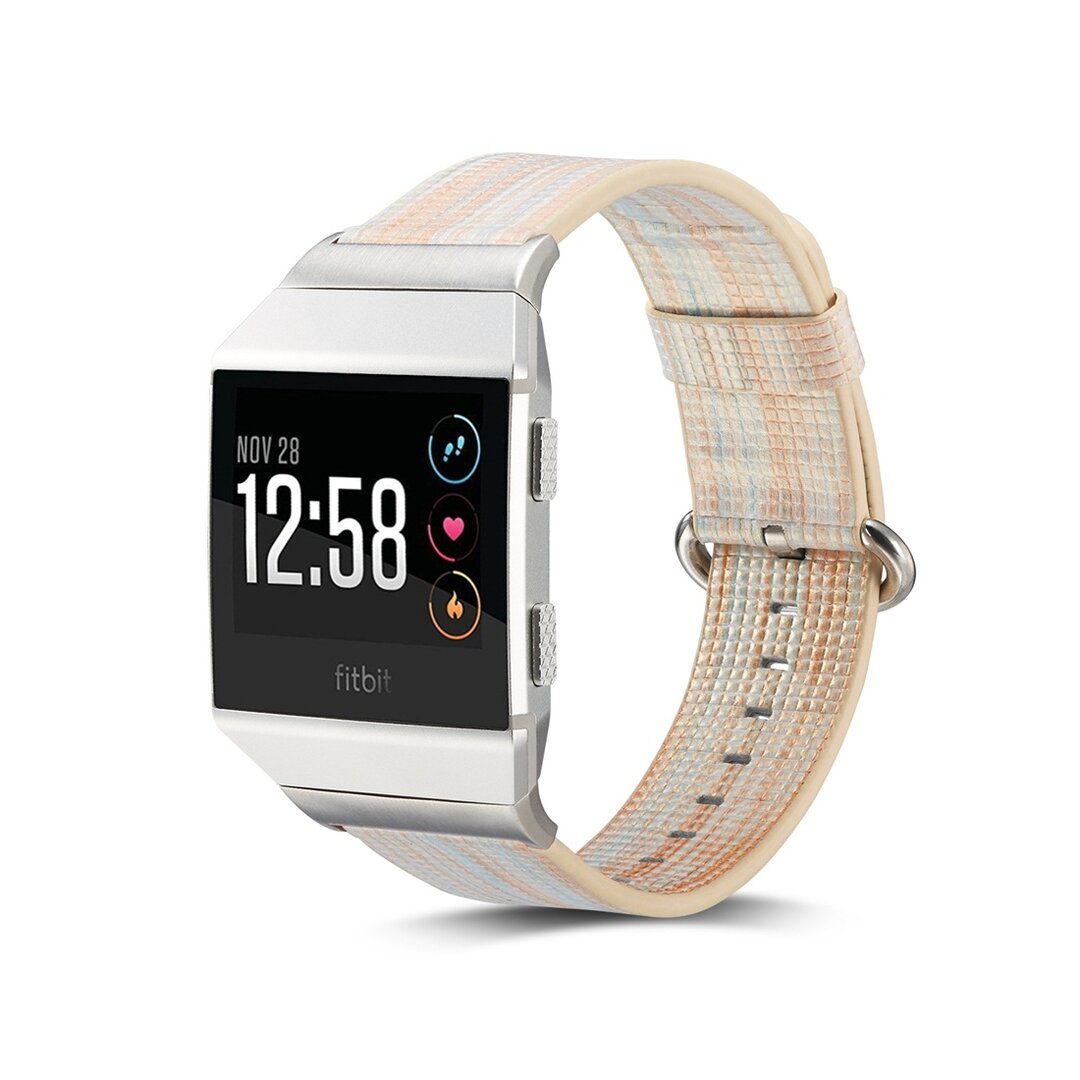 Fitbit Ionic TPU-Armband - Lachs / Wei&szlig;