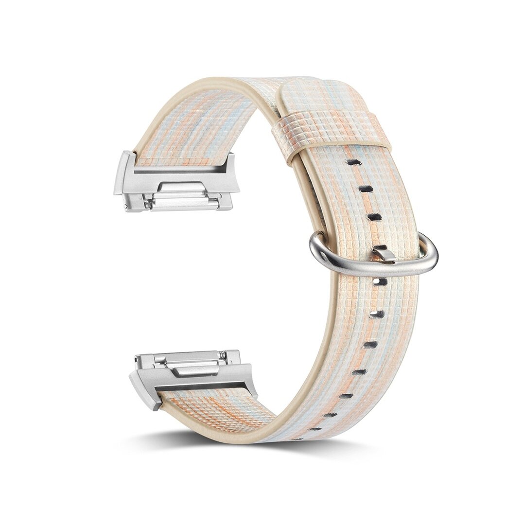 Fitbit Ionic TPU-Armband - Lachs / Wei&szlig;