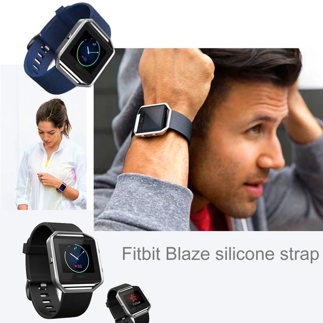 FitBit Blaze Sportarmband / Silikon nur f&uuml;r Fitbit Blaze - Gelb