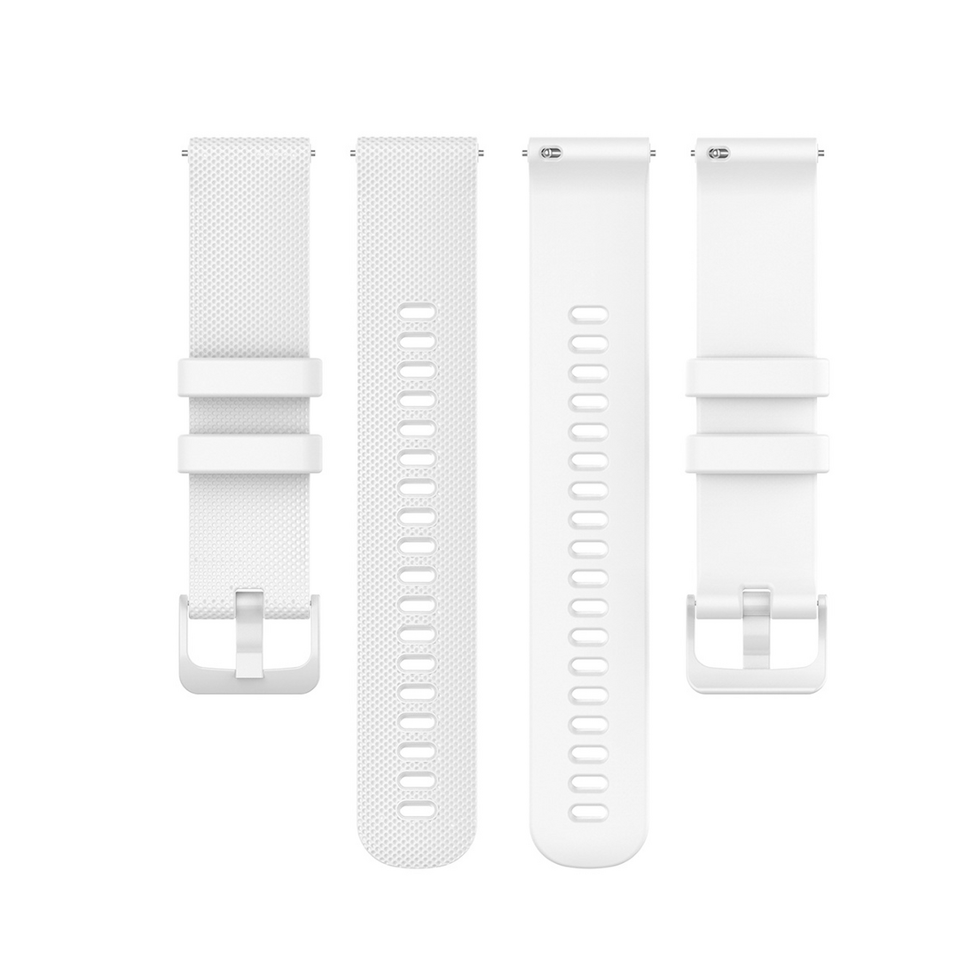 Samsung Galaxy Watch 4 - 40mm &amp; 44mm - Sportarmband mit Muster - Wei&szlig;