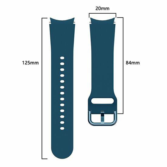Samsung Galaxy Watch 4 - 40mm &amp; 44mm - Klassisches Sportarmband - Blau Gr&uuml;n