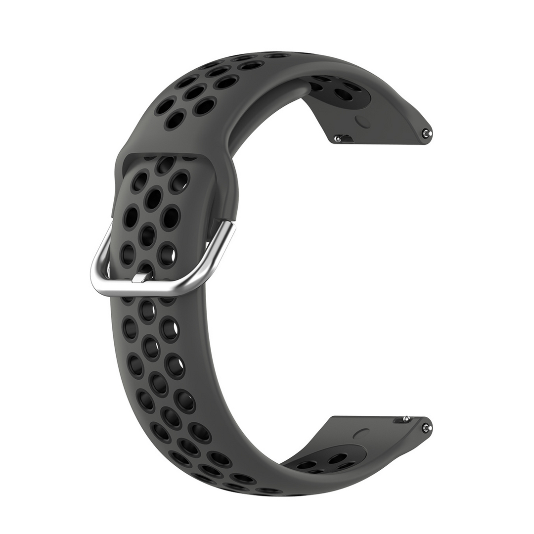 Samsung Galaxy Watch 4 - 40mm / 44mm - Silikon-Sportarmband mit Schnalle - Schwarz