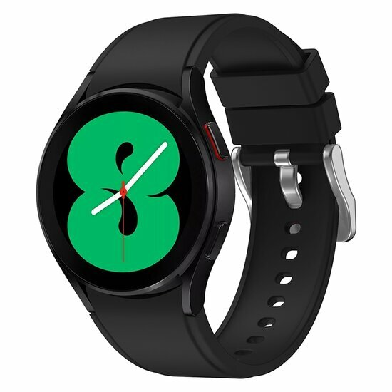 Samsung Galaxy Watch 4 - 40mm &amp; 44mm - Silikon-Sportband - Schwarz