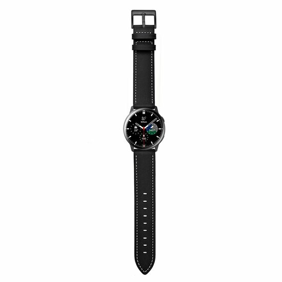 Samsung Galaxy Watch 4 - 40mm &amp; 44mm - Lederarmband - Schwarz