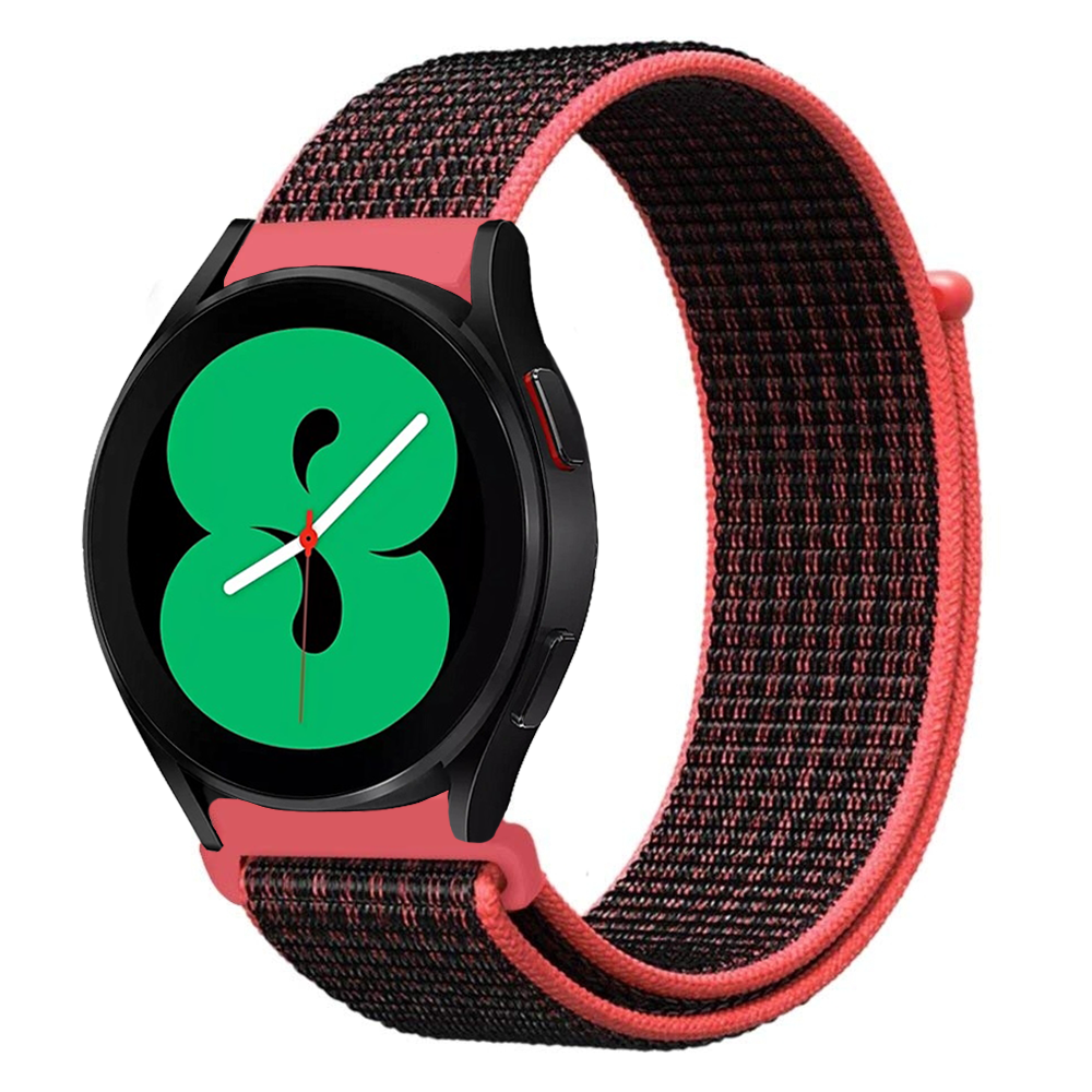 Samsung Galaxy Watch 4 - 40mm / 44mm - Sport Loop Armband - Rot/orange