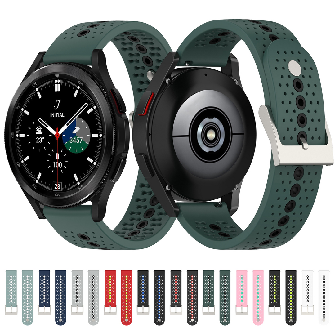 Samsung Galaxy Watch 4 Classic - 42mm &amp; 46mm - Dot Pattern Armband - Rot