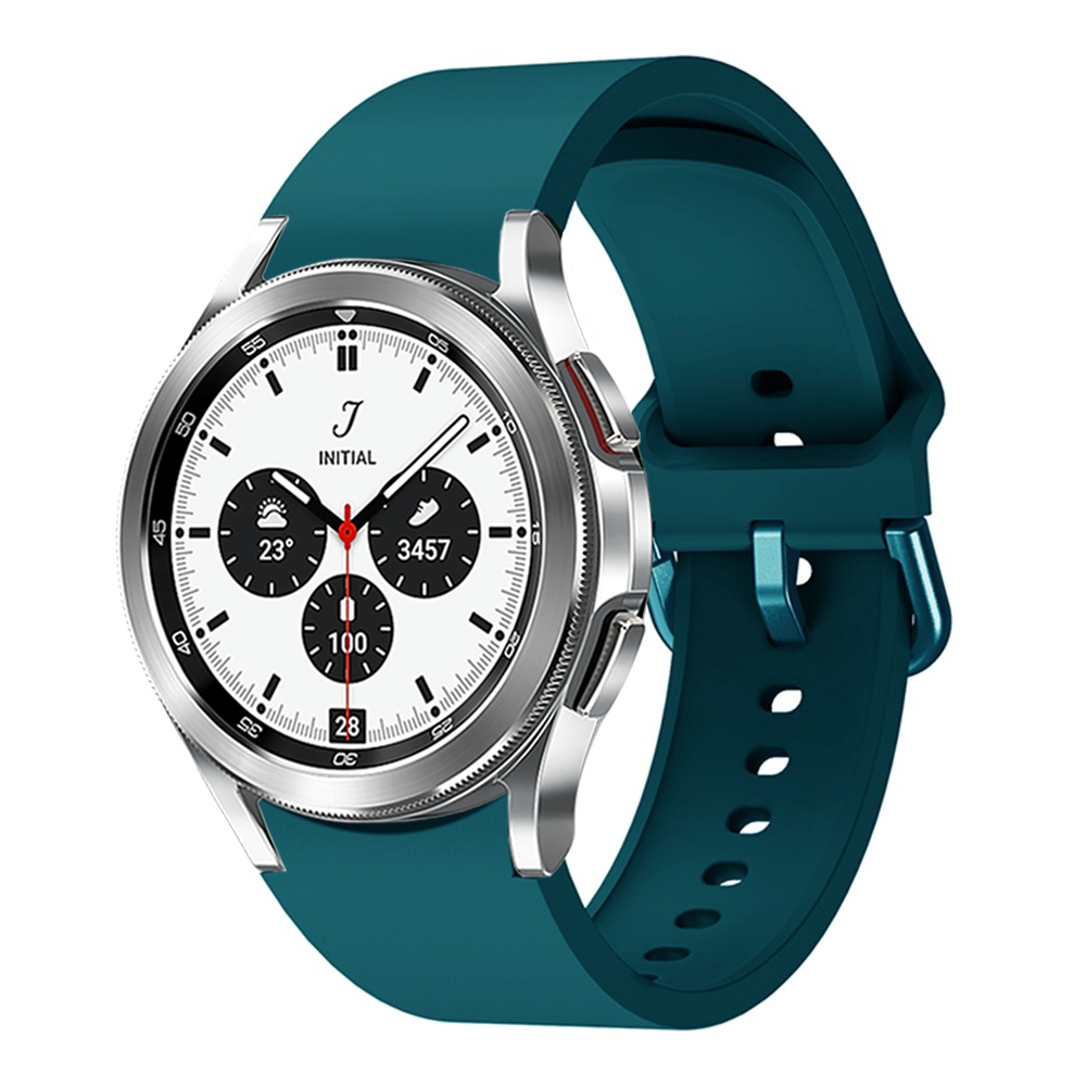 Samsung Galaxy Watch 4 Classic - 42mm &amp; 46mm - Klassisches Sportarmband - Blau gr&uuml;n