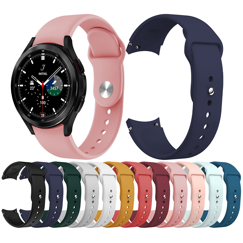 Samsung Galaxy Watch 4 Classic - 42mm &amp; 46mm - Sportarmband - Wei&szlig;