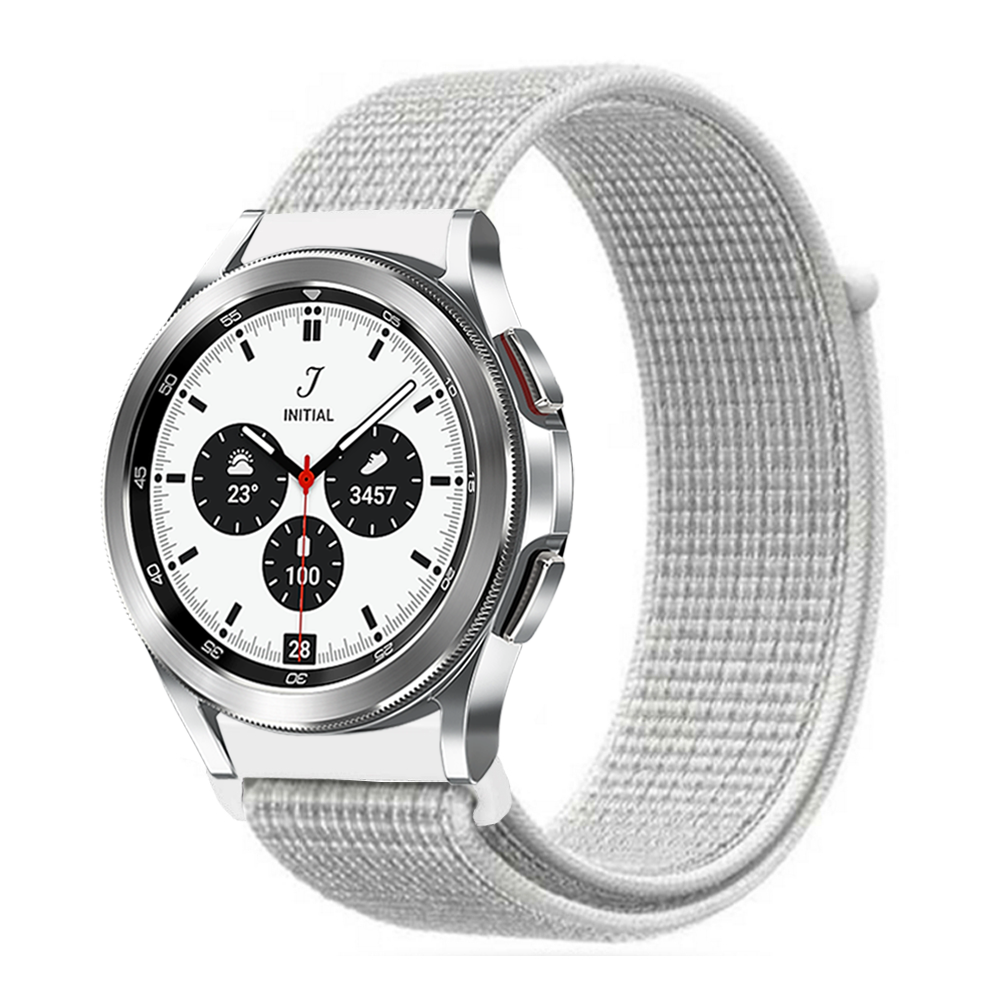 Samsung Galaxy Watch 4 Classic - 42mm / 46mm - Sport Loop Armband - Wei&szlig;