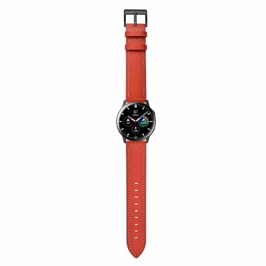 Samsung Galaxy Watch 3 - 41mm - Lederarmband - Rot