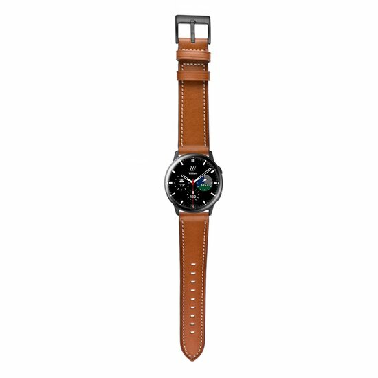 Samsung Galaxy Watch - 42mm - Lederband - Braun