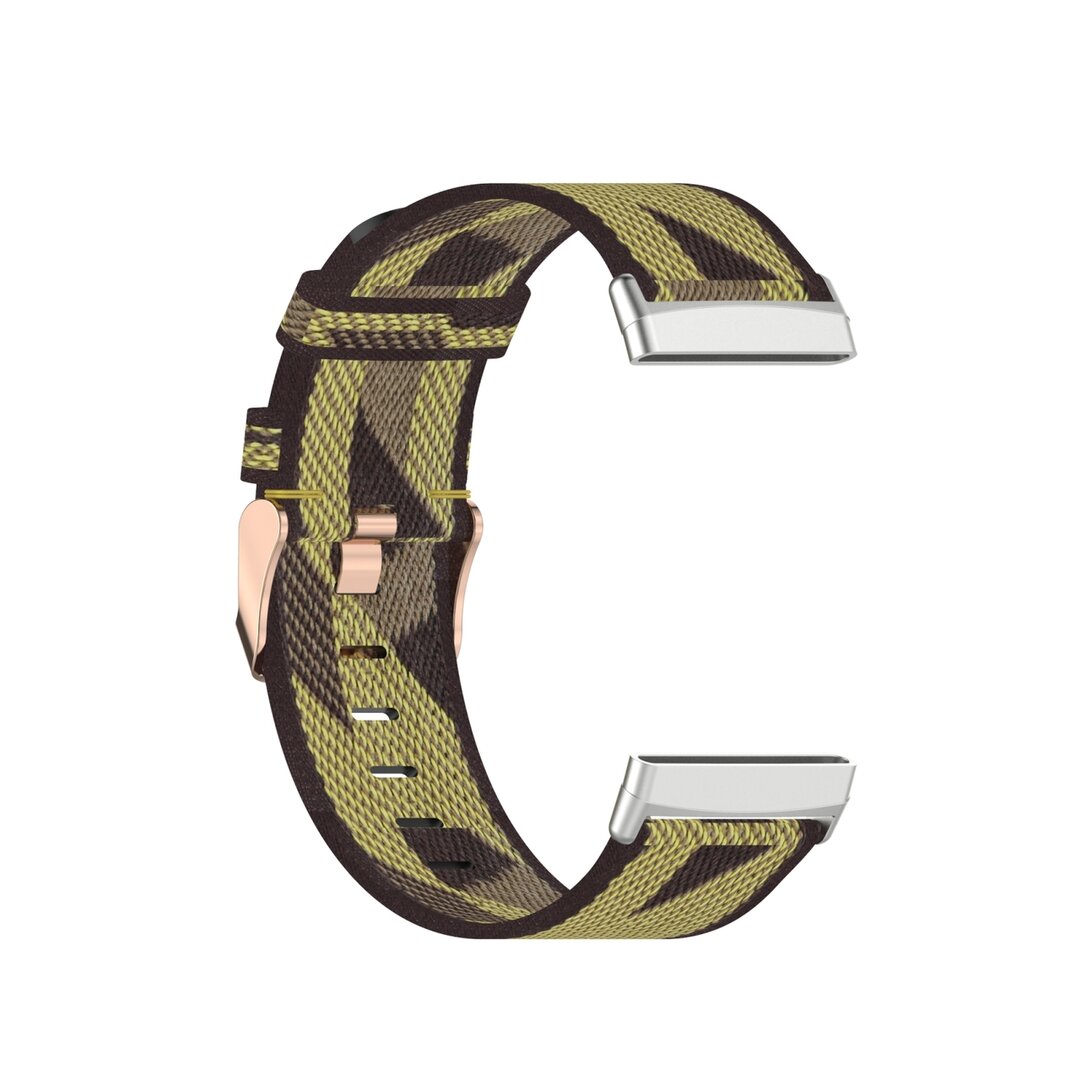 Fitbit Versa 3 &amp; Sense 1 - Canvas Armband - Gelb