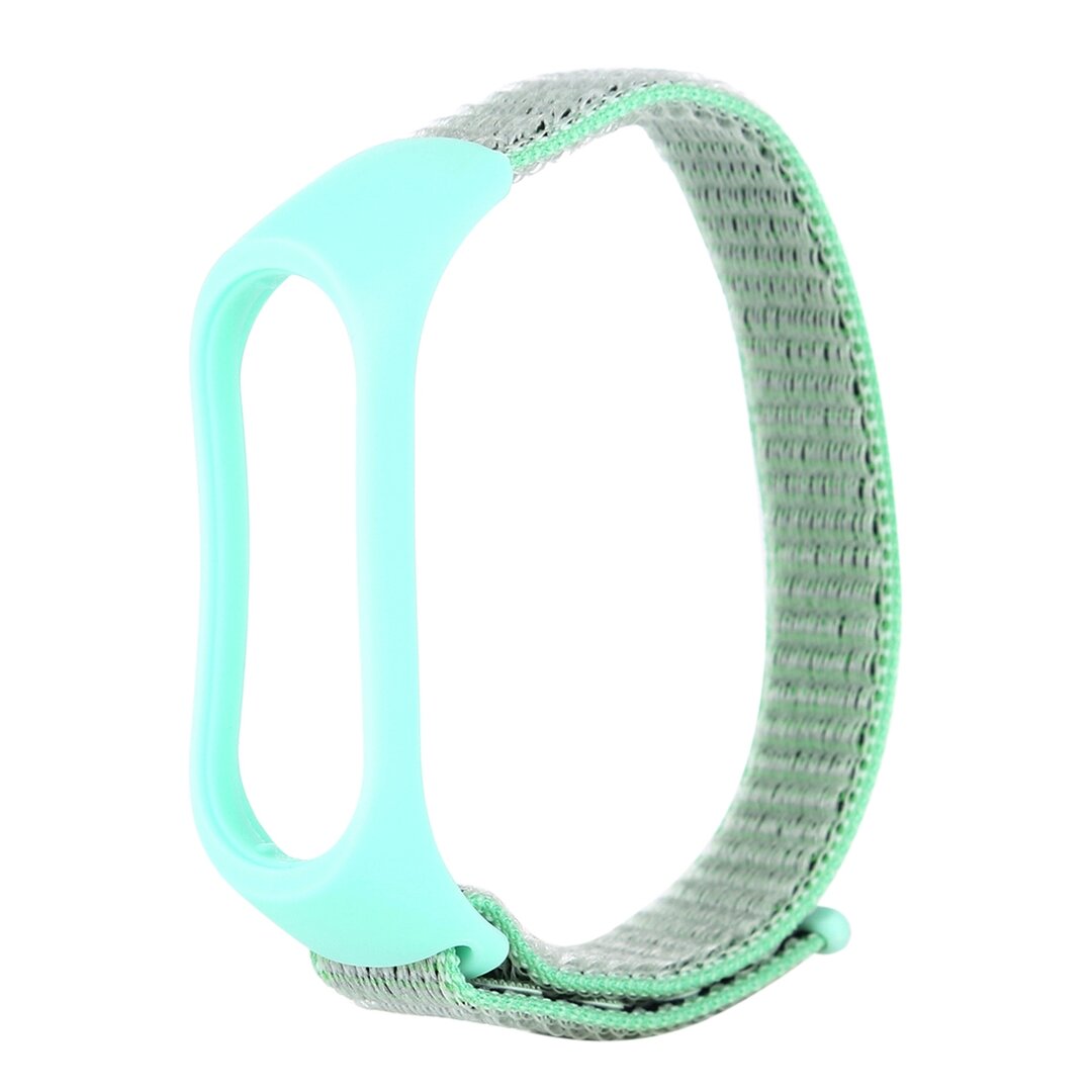 Nylon Woven Band Xiaomi Mi Band 3 / 4 / 5  / 6 / 7 - Mintgr&uuml;n