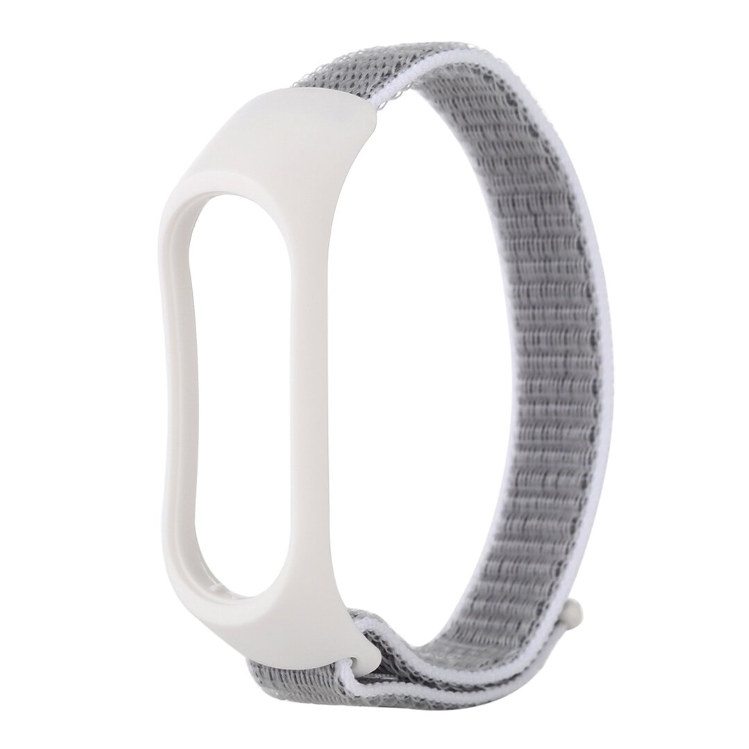 Nylon-Gewebeband Xiaomi Mi Band 3 / 4 / 5  / 6 / 7 - Wei&szlig;