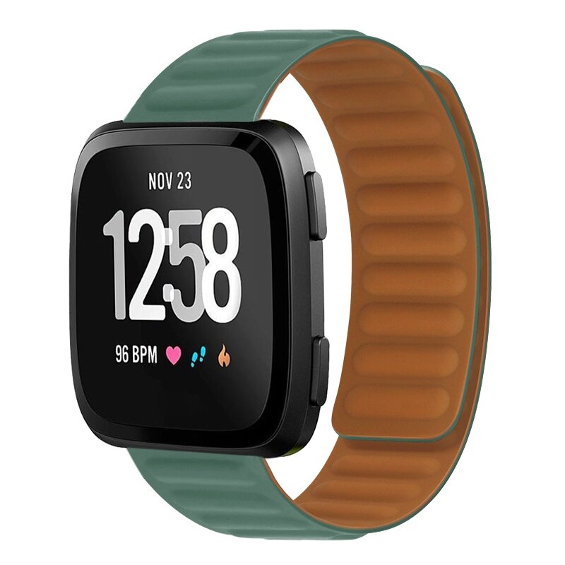 Fitbit Versa 3/4 &amp; Sense 1/2 - Silikon-Schleifenband - Gr&uuml;n