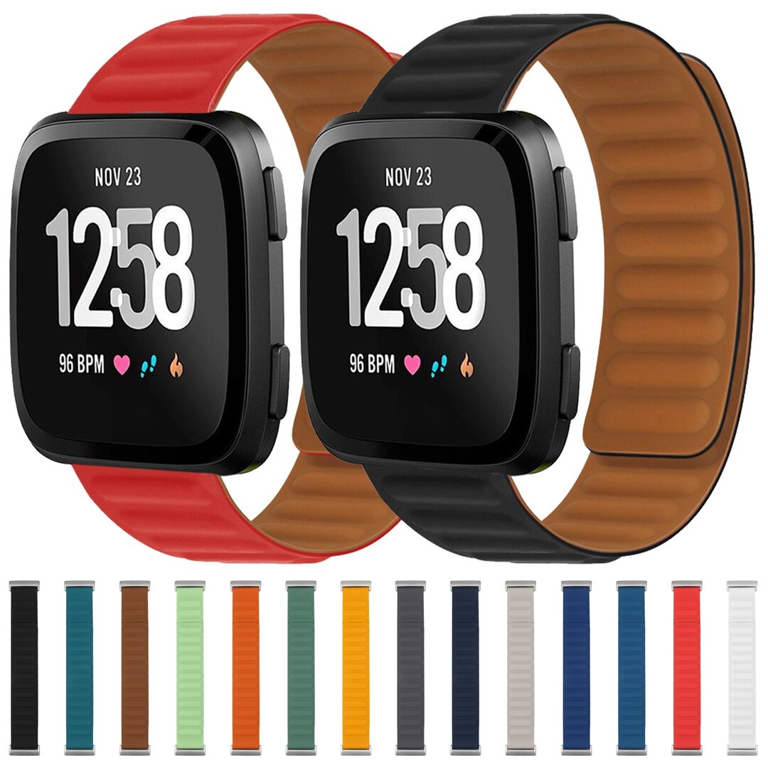 Fitbit Versa 3/4 &amp; Sense 1/2 - Silikon-Schleifenband - Grau