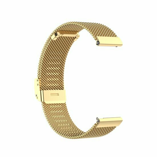 Garmin Vivoactive 4 / 4L - Milanaiseband mit Clipverschluss - Gold