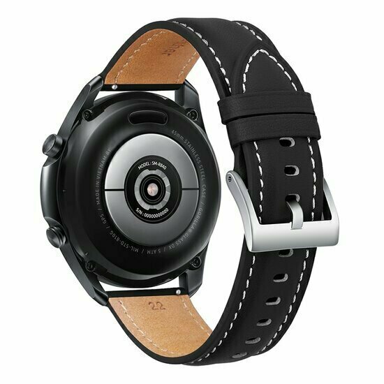 Garmin Vivomove 3 / HR / Luxe / Sport / Style / Trend - Premium-Lederarmband - Schwarz