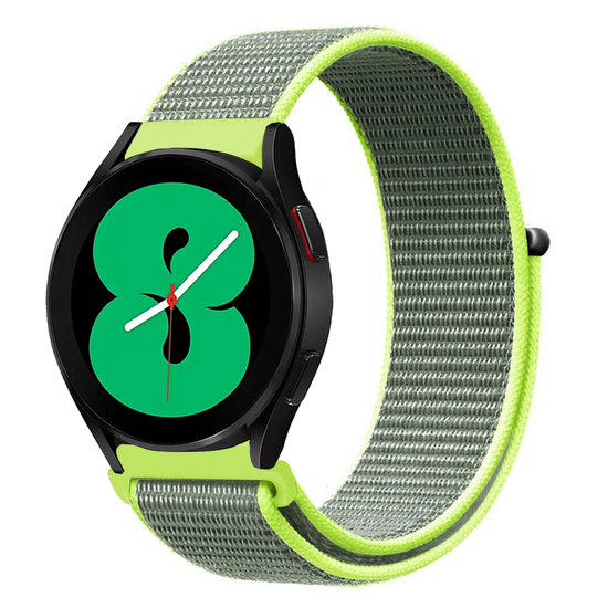 Garmin Venu / Sq / Sq2 / 2 plus - Sport Loop Armband - Neon gr&uuml;n