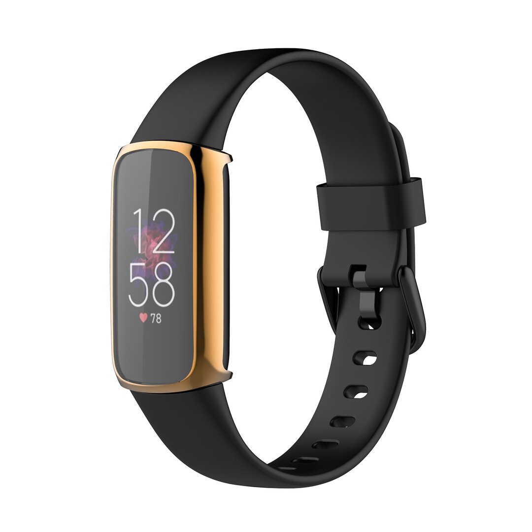 Fitbit Luxe - TPU-H&uuml;lle (vollst&auml;ndig gesch&uuml;tzt) - Ros&eacute;gold