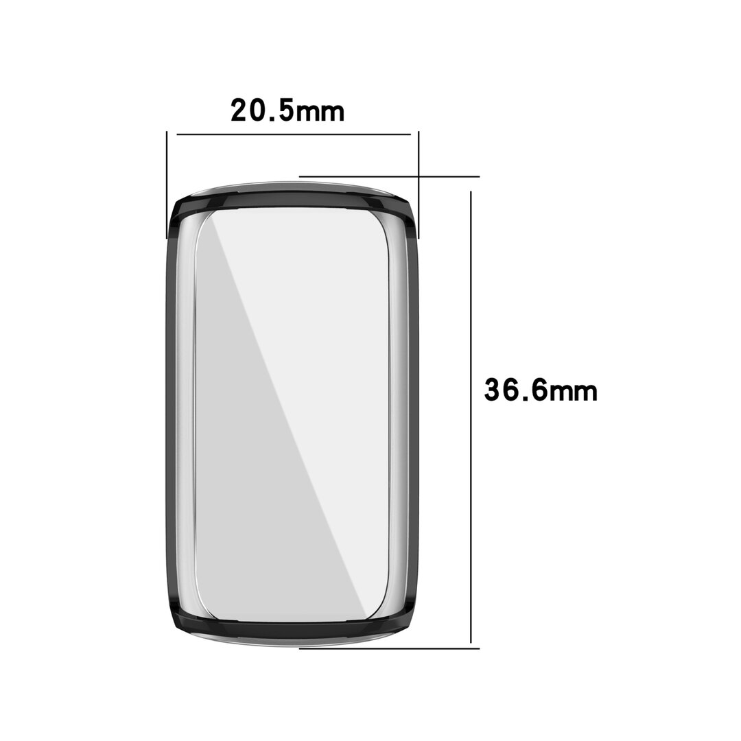 Fitbit Luxe - TPU-H&uuml;lle (vollst&auml;ndig gesch&uuml;tzt) - Ros&eacute;gold