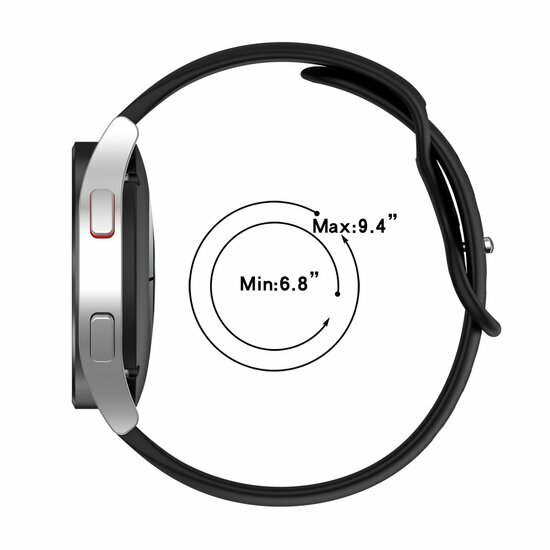 Einfarbiges Sportband - Grau - Samsung Galaxy Watch 5 (Pro) - 40mm / 44mm / 45mm