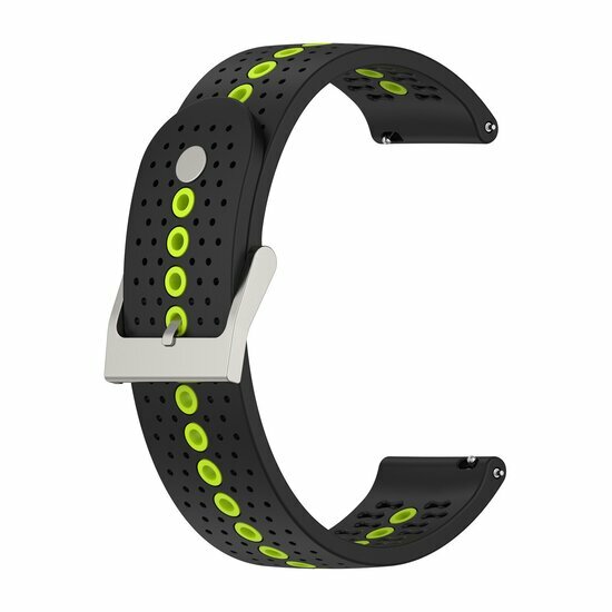 Dot Pattern Armband - Schwarz mit Gelb - Samsung Galaxy Watch 5 (Pro) - 40mm / 44mm / 45mm