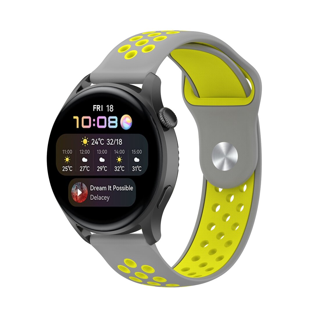 Sport Edition - Grau + gelb - Samsung Galaxy Watch - 46mm / Samsung Gear S3