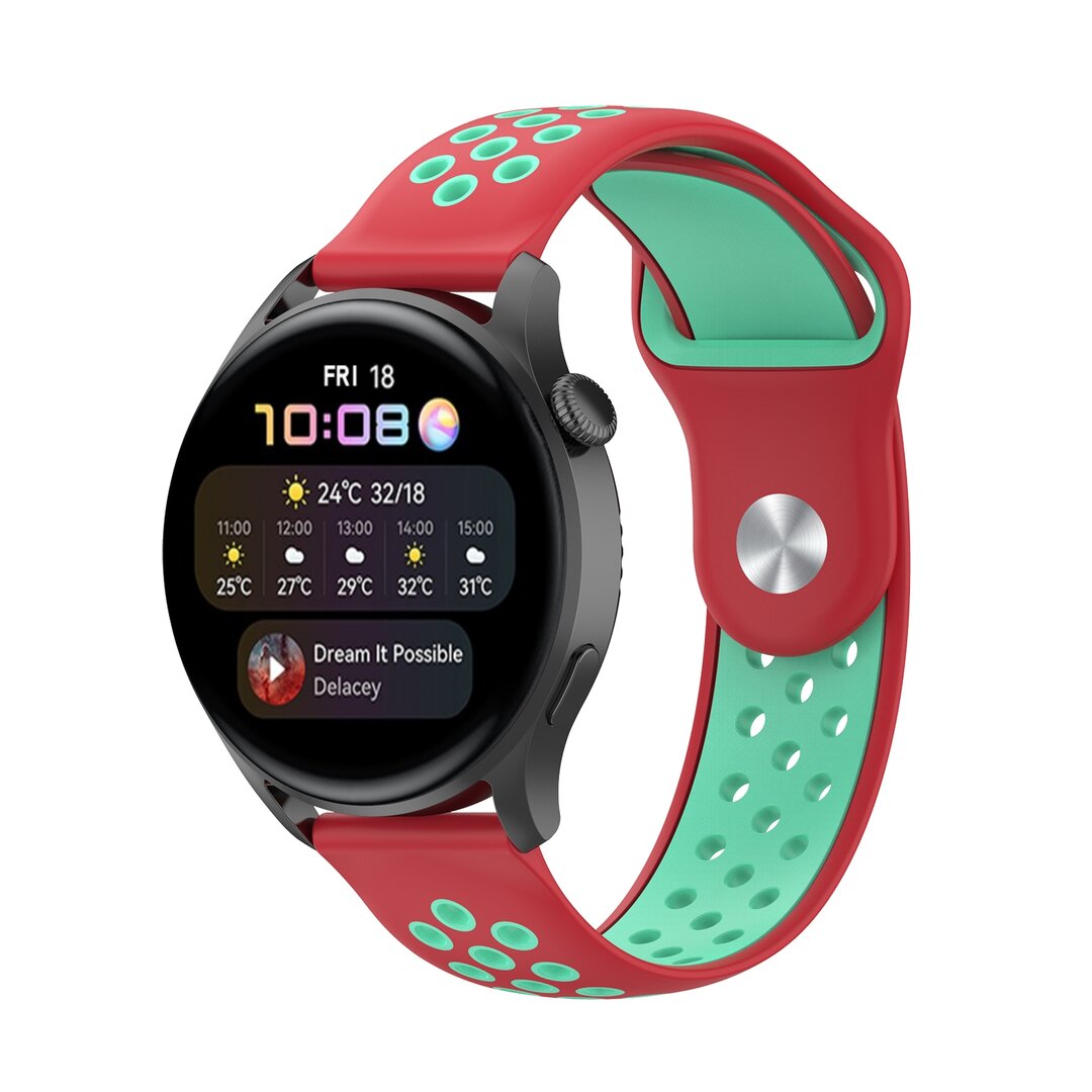 Sport Edition - Rot + mintgr&uuml;n - Samsung Galaxy Watch - 46mm / Samsung Gear S3