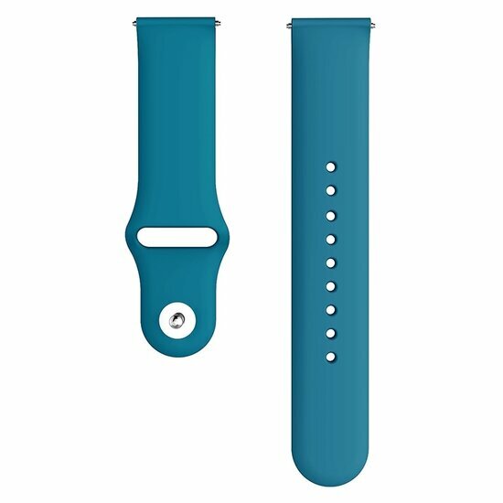 Gummi-Sportband - Cyan - Samsung Galaxy Watch - 46mm / Samsung Gear S3