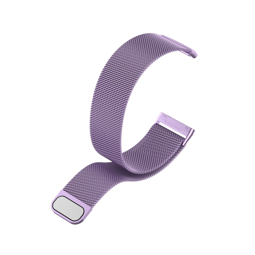 Fitbit Versa 3 &amp; Sense 1 milanaise Armband - Large - Lila