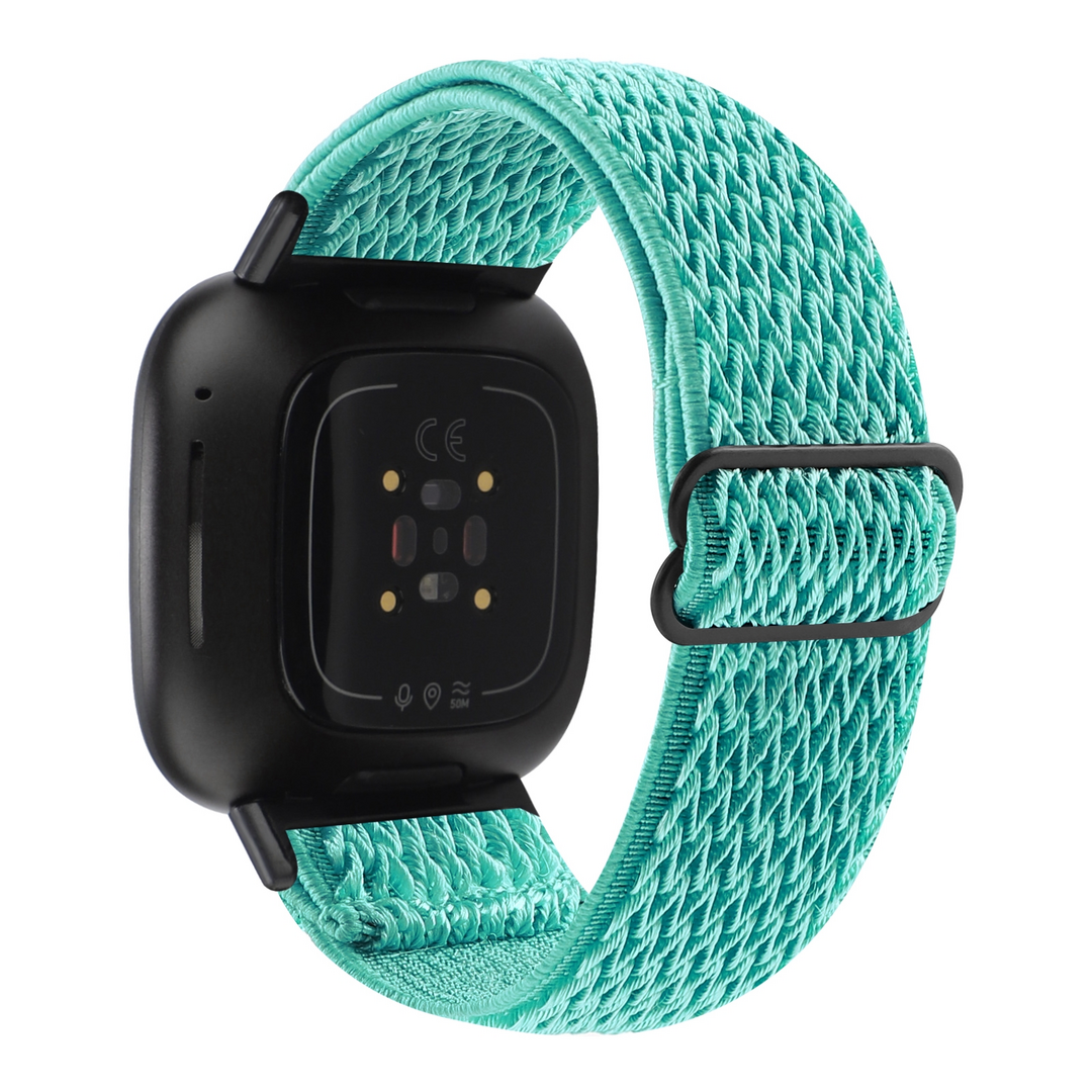 Fitbit Versa 3/4 &amp; Sense 1/2 Nylon Laufband - Mintgr&uuml;n