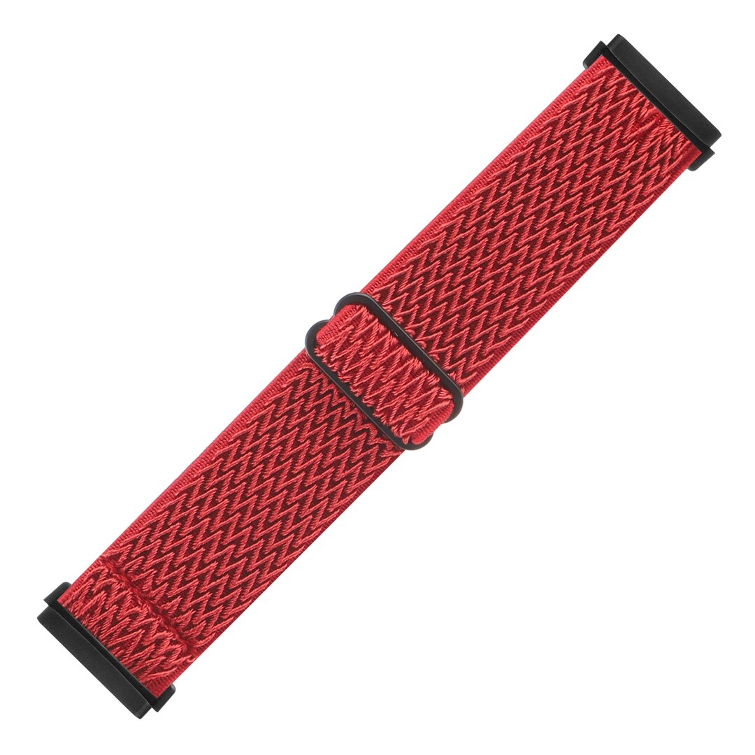 Fitbit Versa 3/4 &amp; Sense 1/2 Nylon Laufband - Rot