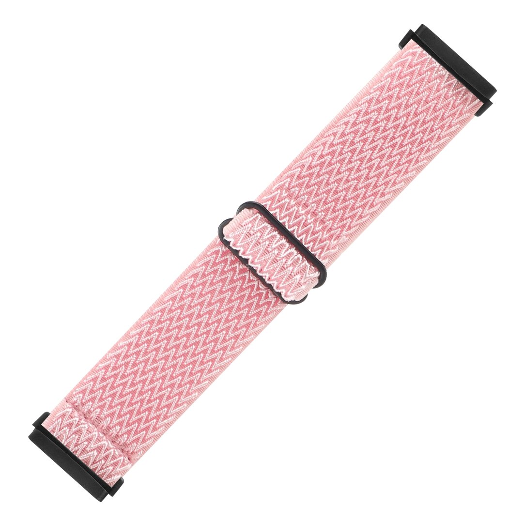 Fitbit Versa 3/4 &amp; Sense 1/2 Nylon Laufband - Pink