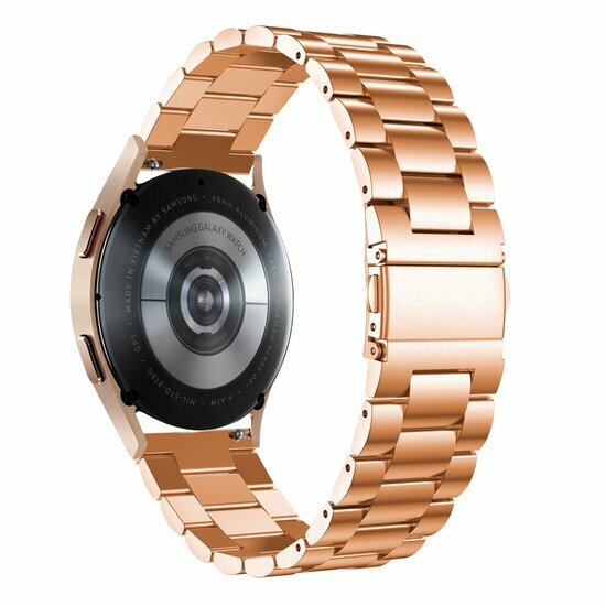 Stahlgliederarmband - Ros&eacute;gold - Samsung Galaxy Watch 5 (Pro) - 40mm / 44mm / 45mm