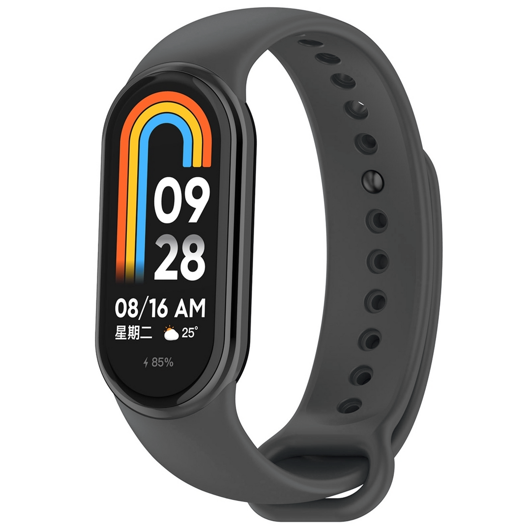 Silikonband - Dunkelgrau - Xiaomi Smart Band 8 &amp; 9