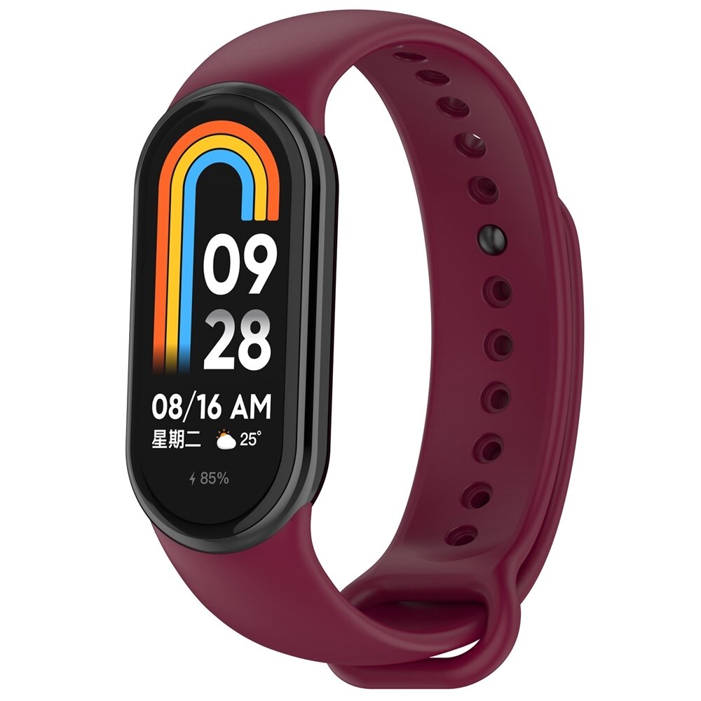 Silikonband - Bordeaux - Xiaomi Smart Band 8 &amp; 9